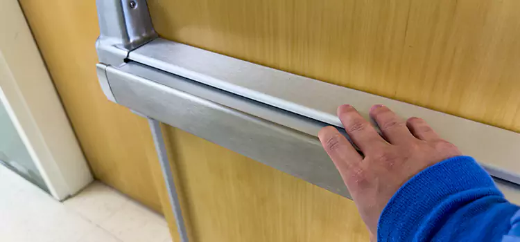 Installing a Push Bar on a Door Morristown