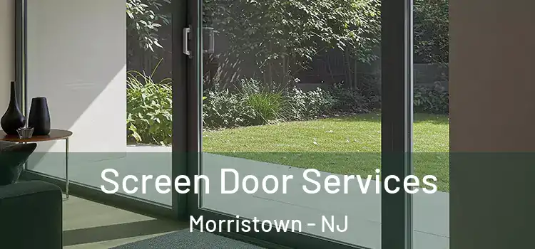Screen Door Services Morristown - NJ